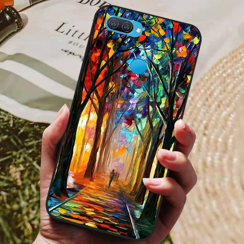 For OPPO A12 Case Flower Protective Back Cover For OPPO A12 CPH2083 CPH2077 astronaut Soft Silicone Phone Fundas A 12 Bumper