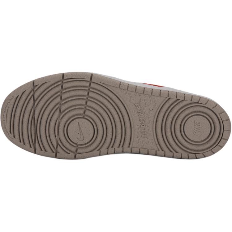 Nike Court Borough ESS+ Comfortable Versatile Low-Top Kids Skate Shoes Kids Sneaker White Red Brown IQ2726100