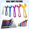 Pack Of 6 Aluminum Wrench AN Tube Fitting Wrenches Hand Tool For Automotive Repair Modification Strong Holding Power