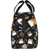 Lustige Katze Isolierte Lunchtaschen Kühltasche Organizer Taschen Wiederverwendbare Lunchbox für Frauen Mädchen Outdoor Arbeit Picknick Schule