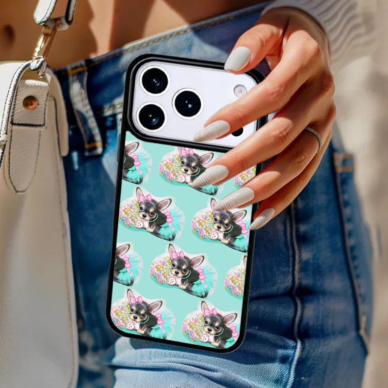 I Love My Chihuahua Dog Pug Phone Case For iPhone 17 Air 14 15 13 12 Max Cover For Apple 14 15 16 16e 11 Pro Max Plus
