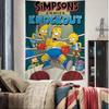 Cartoon TThe Cool SSimpsons Printed Large Wall Tapestry Hanging Tarot Hippie Wall Rugs Dorm Art Home Decor