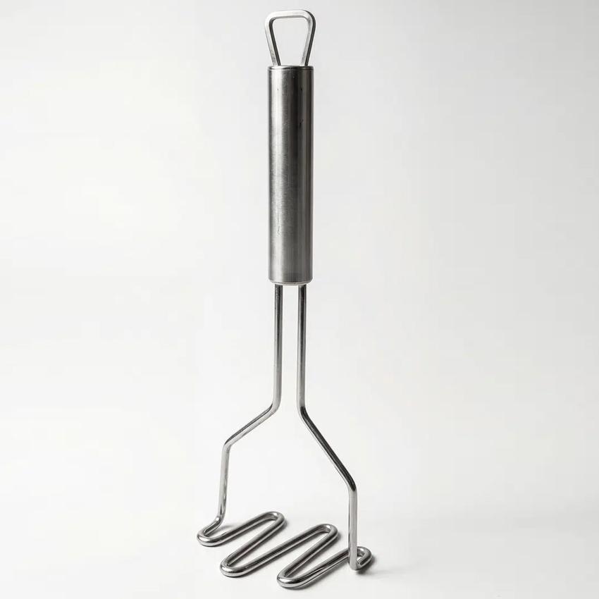 

All-Stainless Steel Potato Mashed (20x6.3cm) Silver