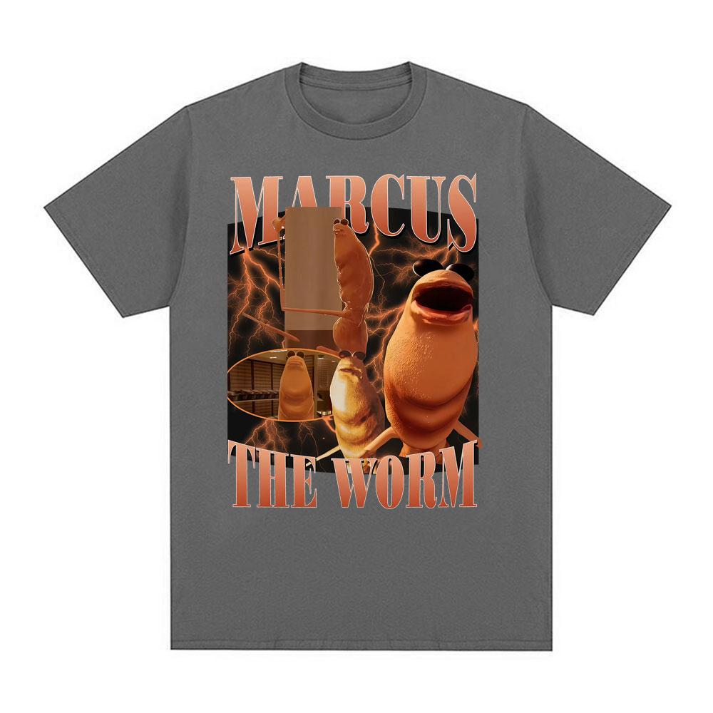 Vtipné tričko s memem Červ Marcus Kde je Jimbo James? Grafické tričko Pánské Dámské Vintage Humor Ležérní Tričko s krátkým rukávem