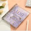 Large Capacity 100 Envelopes Money Saving Challenge Shining Savings Challenges Book  Couples