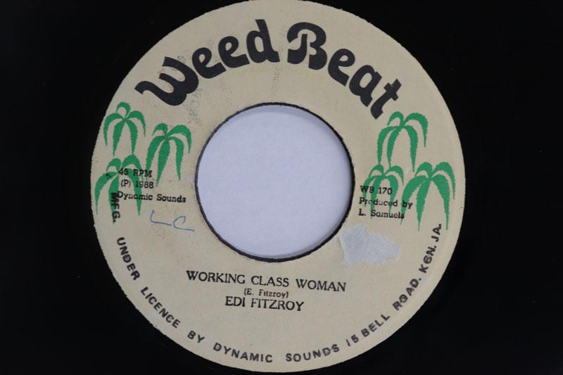 

7-дюймовая пластинка EID FITZROY Женщина рабочего класса WB170 WEED BEAT 1988 Ямайка Регги Ска Даб Б/у
