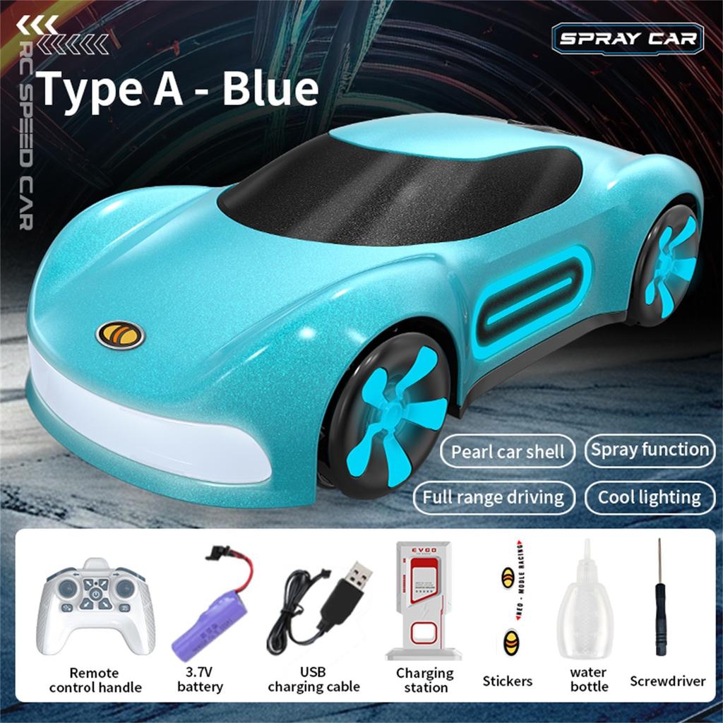 Remote control car, drift remote control stunt car with light spray and sound