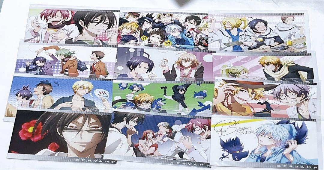

[USED] Servamp Bonus Postcards (12 pieces)