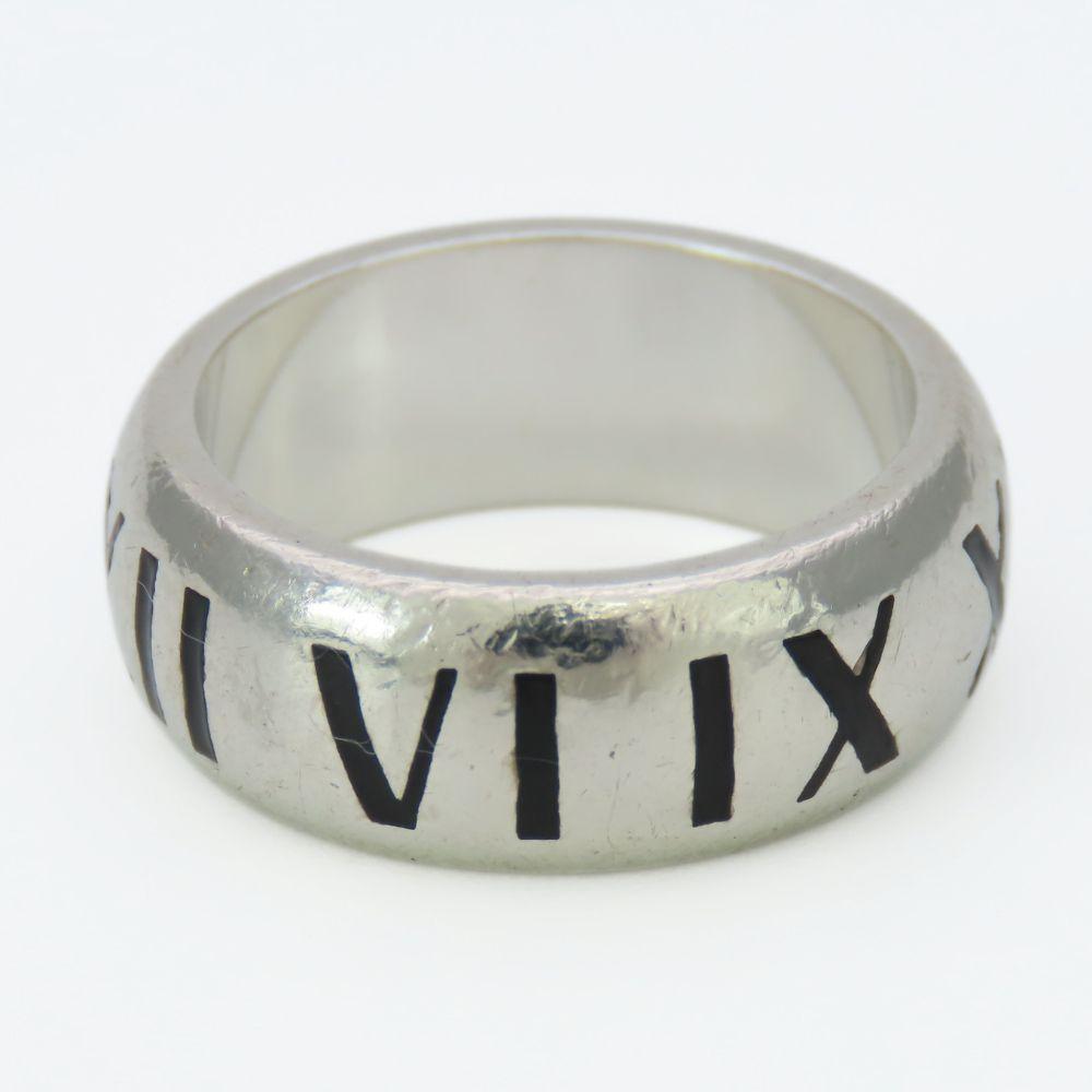 Used TIFFANY&Co. Ring Atlas EU#54 Silver925 9.8g Silver Accessories