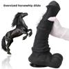 6 dimensioni gigante dildo morbido silicone cavallo cavallo animale dildo pene finto giocattoli del sesso grosso cazzo nero per le donne