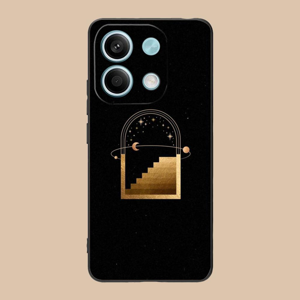 Sun Moon Mobile Cell Phone Case for Xiaomi 15 14 13 12 Mi 11 T Ultra Lite Pro S X 5G Colorful Printing Cover Pretty Luxury Cover