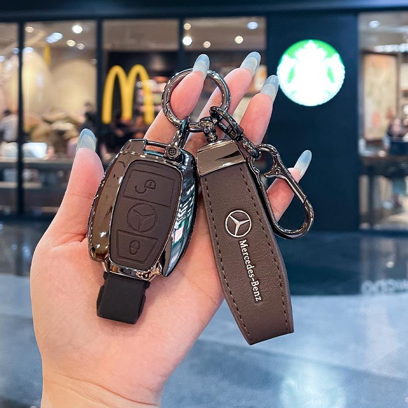 Car Key Cover Case Shell Fob For Mercedes Benz A B C E Class GLS GLA GLK GLC W205 CLS CLA AMG W204 W212 W463 W176 Accessories