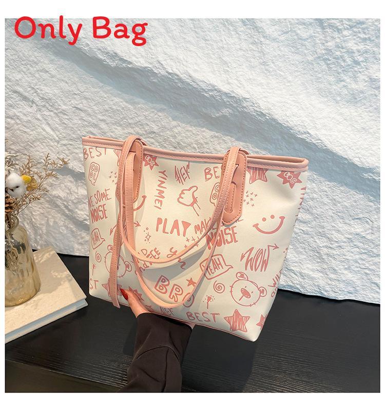 Pu-Tragetasche für Damen mit großem Fassungsvermögen und urbanem minimalistischem Stil für den täglichen Gebrauch