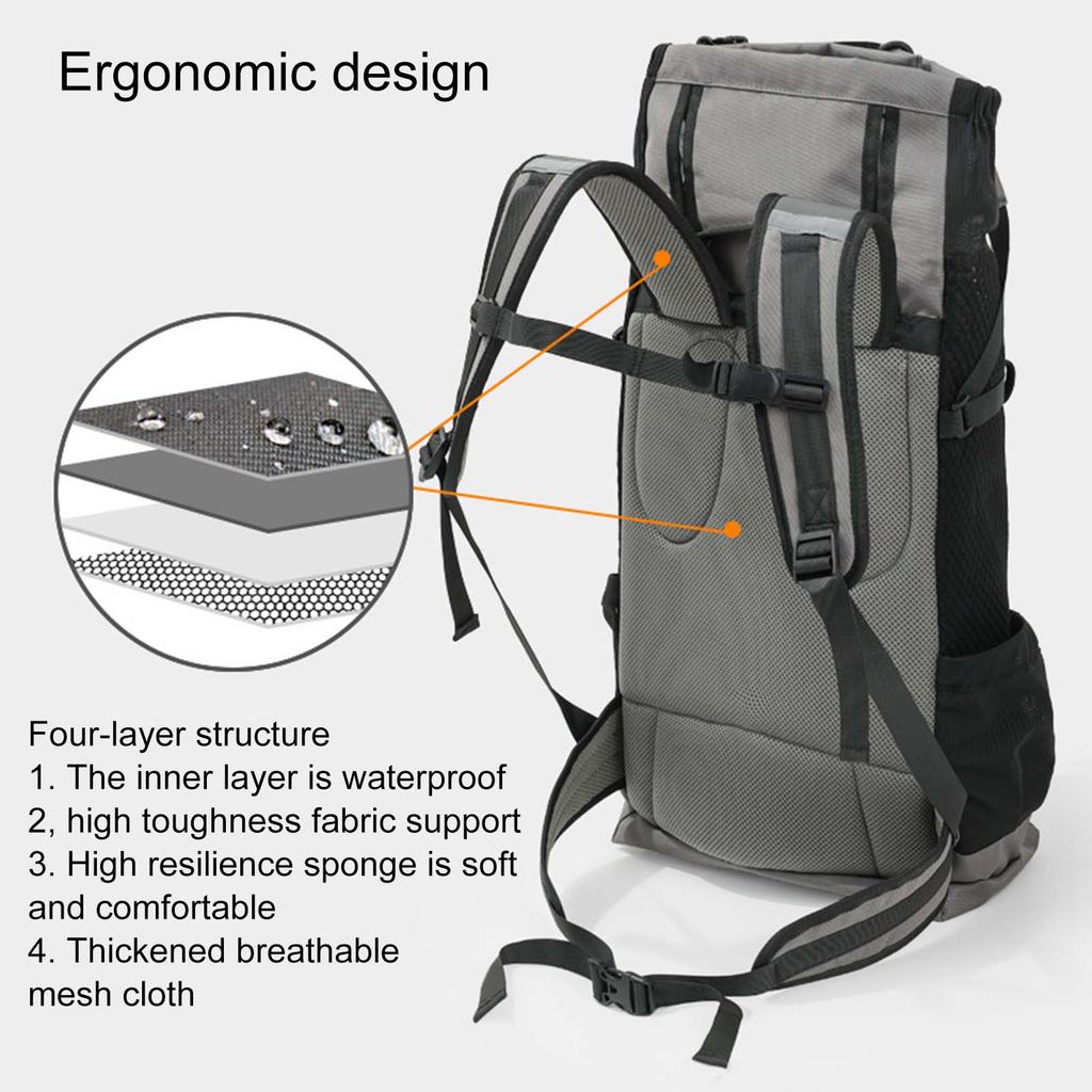 Water Resistant Dog Carrier Backpacks Durability Large Cat Carrying Bag for Other Outdoor Activity