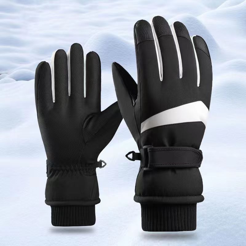 Ski Gloves for Men and Women Winter Cold-proof Cotton Weight Lifting Gym Training Gloves