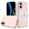 For iPhone 17 Case Compatible with MagSafe Anti-Drop Liquid Silicone Phone Cover