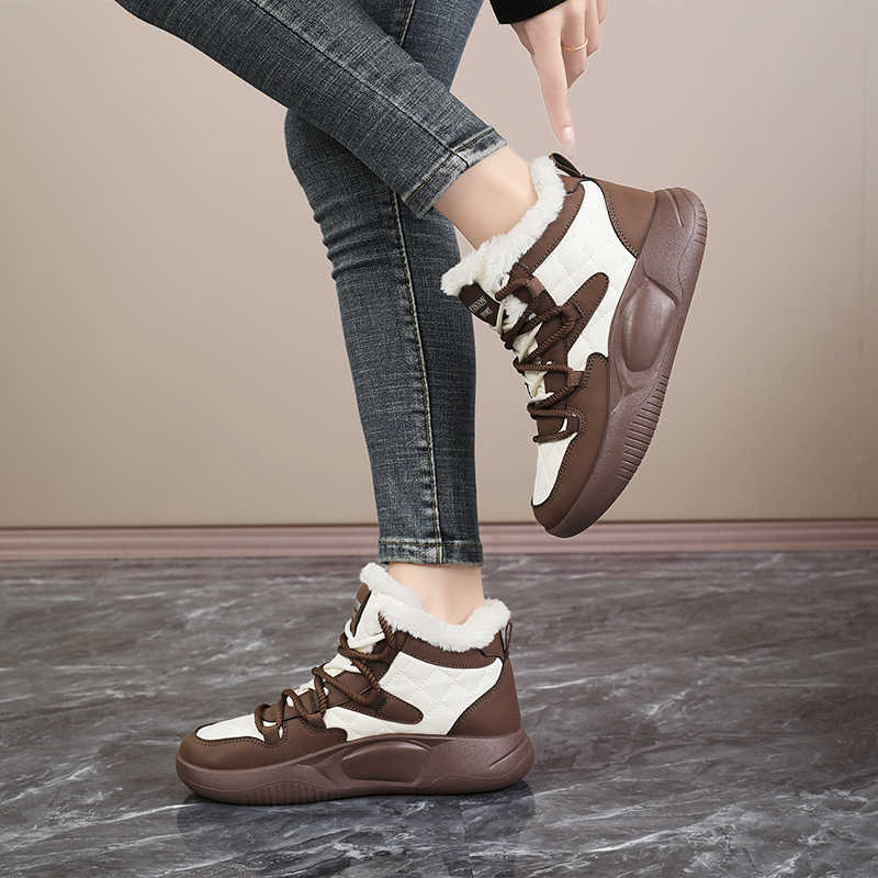 Snow Booties Snow Boot Flatas For Women Casual Leopard Sneakers Woman Ski Skate Shoes Sport Loofers Hypebeast Sapa Latest