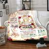 Happy 13Th Birthday Celebration Customize Your Name Blanket Soft And Comfortable It'S The Perfect Gift For Family Friends Or Loved Ones Suitable For