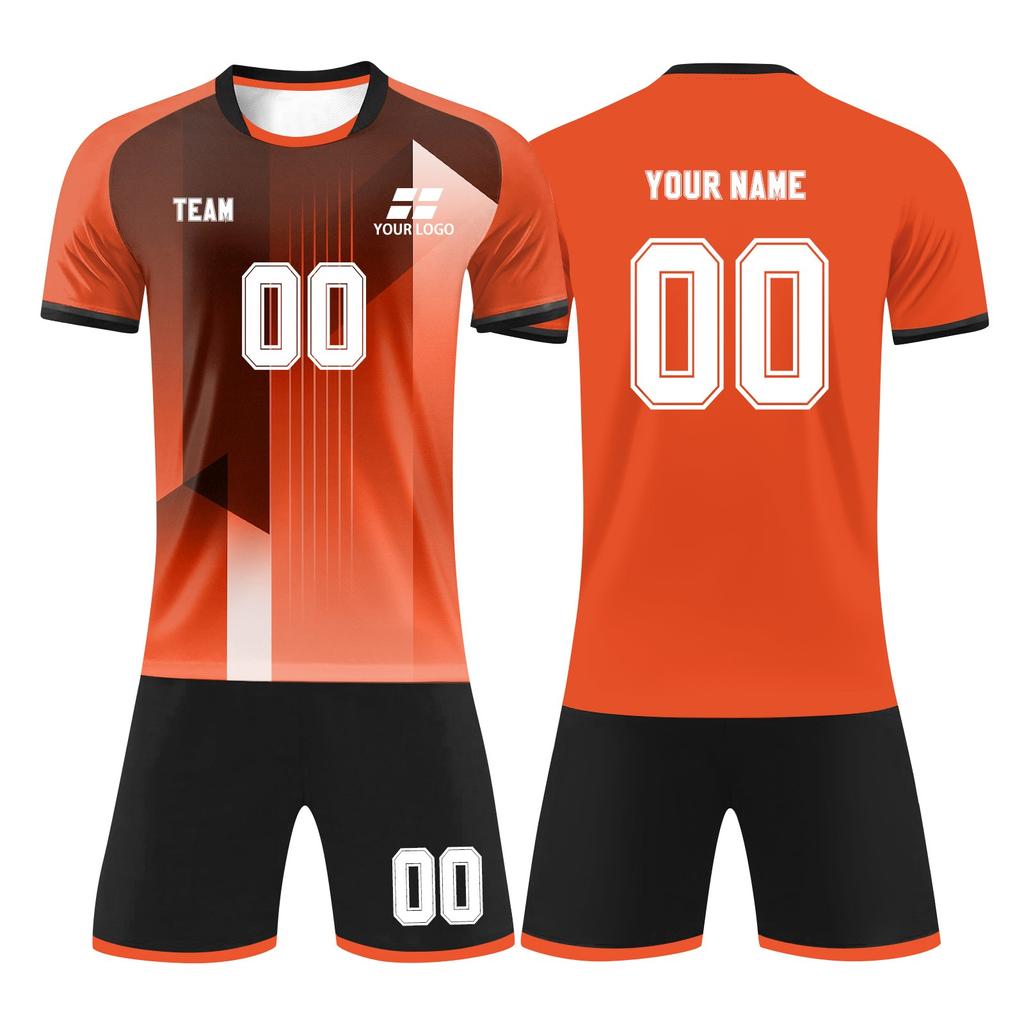 Personlig skjortesett for menn jenter med navnenummer Spesialtilpassede fotballdrakter for gutter treningsdress