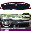 Dashboard Cover Board Anti-Slip Mat Protect Pad Car Sunshade Carpet Rug for Peugeot 508 R83