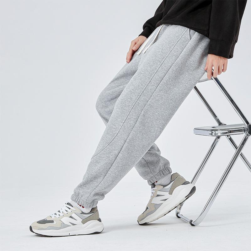 

Gray Pants Men s Spring and Autumn Trend New Trousers Versatile Leggings Sweatpants Loose Boys Sports and Leisure Large Size M