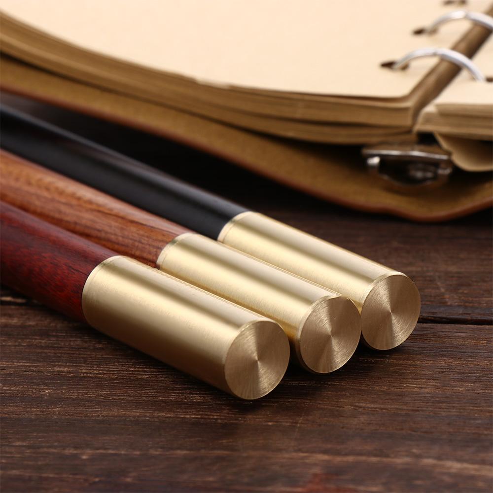 Refill Stationery Business Gold Pen Wood Rollerball Pen Roller Ball Pen Brass Pen Metal Gel Pen