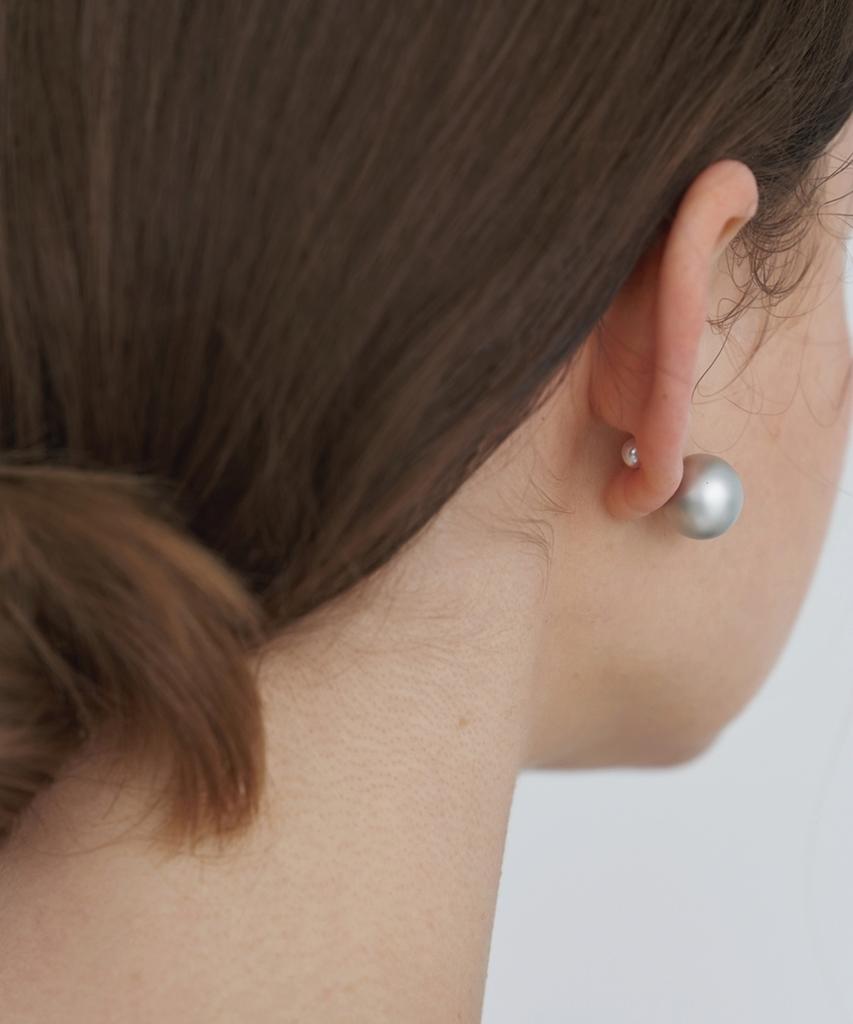 Love Me Monster Silver Pearl & Pearl Earrings