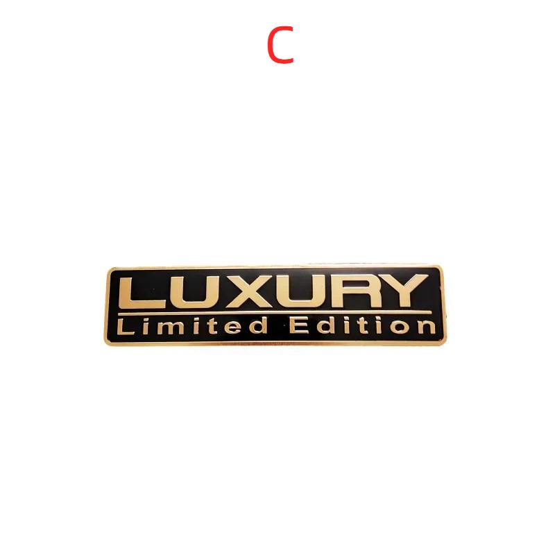 Alloy Luxury Limited Edition Car Body Emblem Rear Trunk Badge Sticker