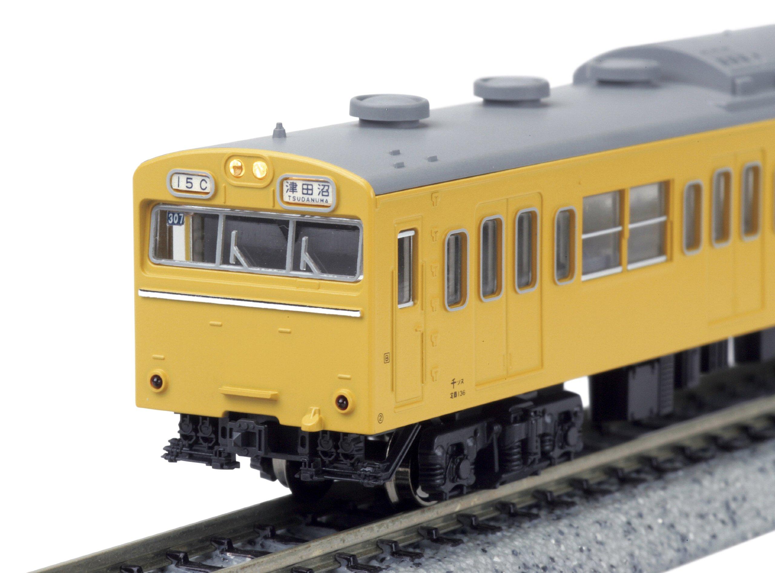 KATO N Gauge 103 Series Sobu Local Line Model Train Non-ATC Cars, Color, 10-Car Set, 10-516,