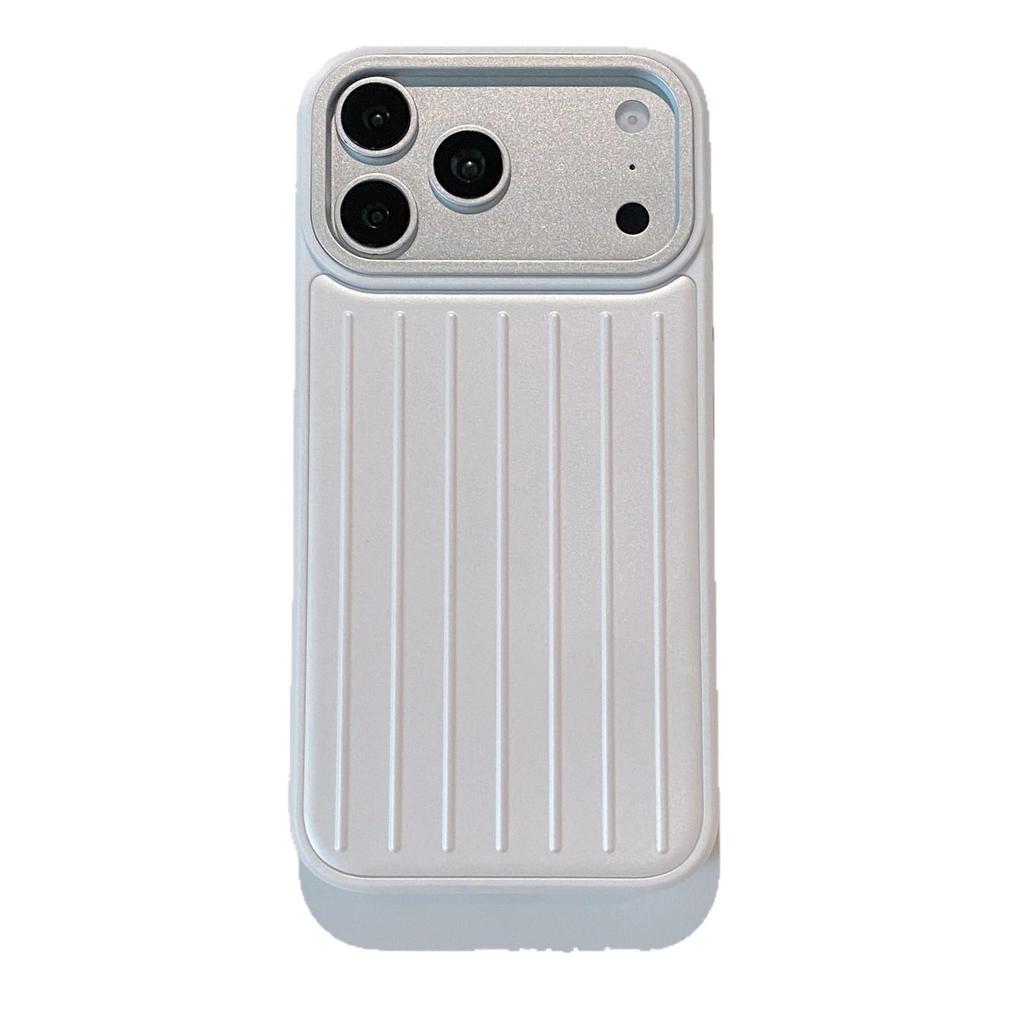 iPhone 17 Pro Max Three-in-One Stripe Suitcase Phone Case for Apple 16 Pro