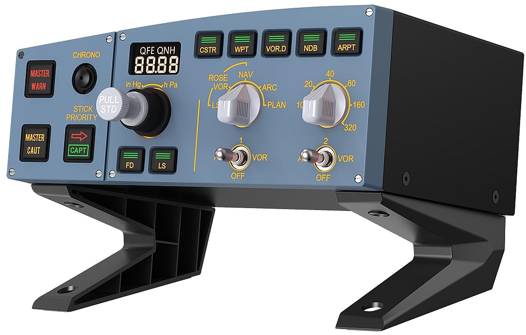 

WINGFLEX A320 FCU CUBE Симуляція польоту Управління польотом для Airbus A320 Політ Реалістичний літак Точний Plug Play Продукт для авіасимулятора Реалістичний