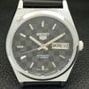 REFURBISHED SEIKO 5 AUTOMATIC MENS WATCH JAPAN MADE BLACK DIAL CUSTOM a440038-2 QV90-a440038