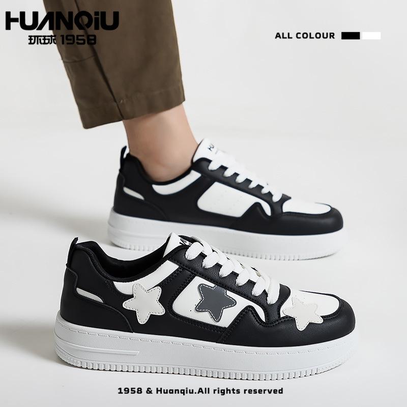 Global star board shoes thick-soled heightened new high-value casual sports lightweight soft-soled sports shoes 39