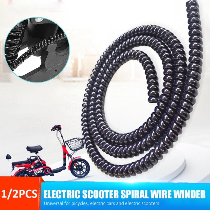 Bicycle Harness Winding Tube Electric Vehicle Brake Wire Organizer Protective Sleeve TPU Sheath Line Cable Spiral Wrap Portable