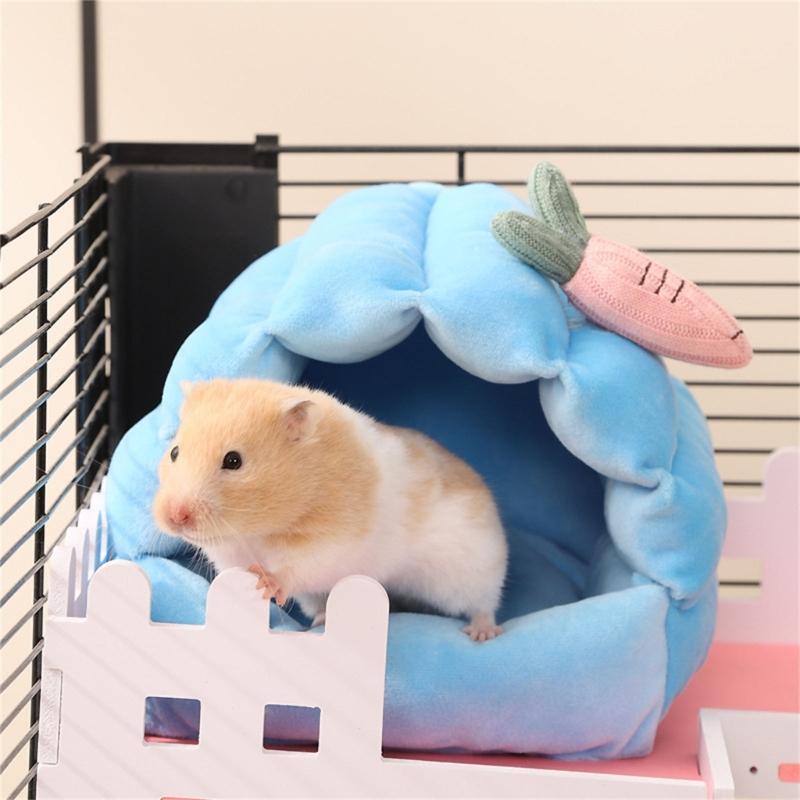 Lovely Small Animal Houses for Hamsters Rabbits And Birds Decorative Homes Pet Nest Breathable Bed