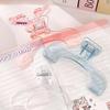 M-2/3PCS Transparent Plastic Book Clip With Stand Reading Aid Fixed Book Clip File Bookmark Stationery School Supplies