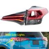 Auto LED Tail Light For Toyota RAV4 2016 2017 2018 Rear Warning Brake Stop Light Turn Signal Lamp US Version Car Accessories