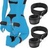 BDSM Bondage Kit Toys Sex Bed Restraints for Ankles and Wrist Bar Sweater | Fuzzy Handcuffs Hand Wrist Restraints and Blindfold for Grownups Bedroom
