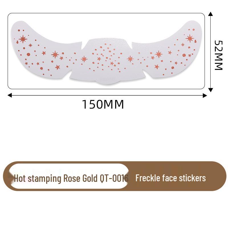 Cross Hot Stamping Tattoo Stickers: Waterproof Glitter Stars & Butterflies for Party Makeup & Stage Performance