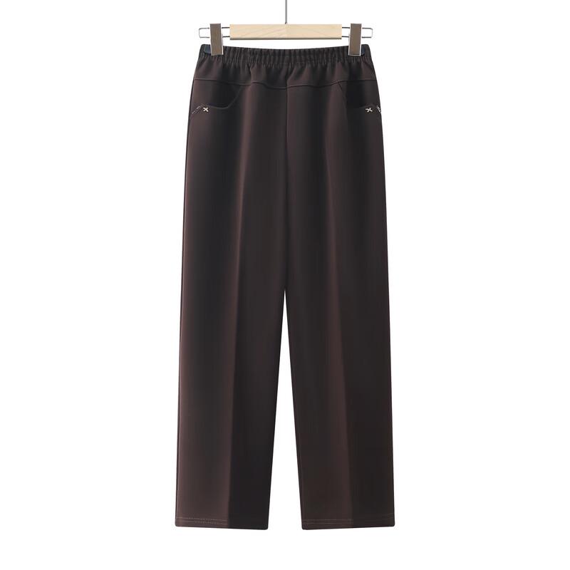 Middle-Aged & Elderly Women's Straight-Leg Casual Trousers