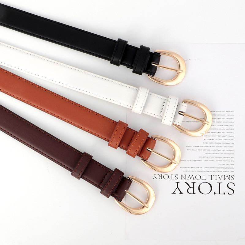 Belt Womens Waist With Durable Pu Material And Metal Buckle For Everyday Style