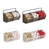 Storage Rack Wall Mounted Organizer with 360° Ventilation And Compartments Design Storage Basket for Kitchen