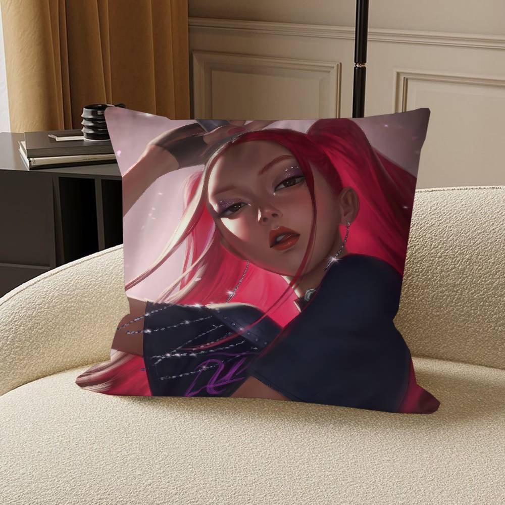 

Kpop D-Demon Hunters Pillow Cover for Bedroom Room and Living Room Sofa Decorative Cushion Cover 12x12Inch