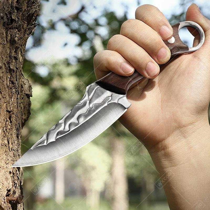 1 PC/3 PCS Stainless Steel Multipurpose Kitchen Knife Set Cleaver Boning Slicer Butcher Fruit Camping Tools Outdoor