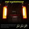 LED Saddlebag Tail Lights ABS Plastic Black Motorcycle Accessory Fit For Harley Touring Road Glide CVO/SE FLTRXSE 2023 2024 2025