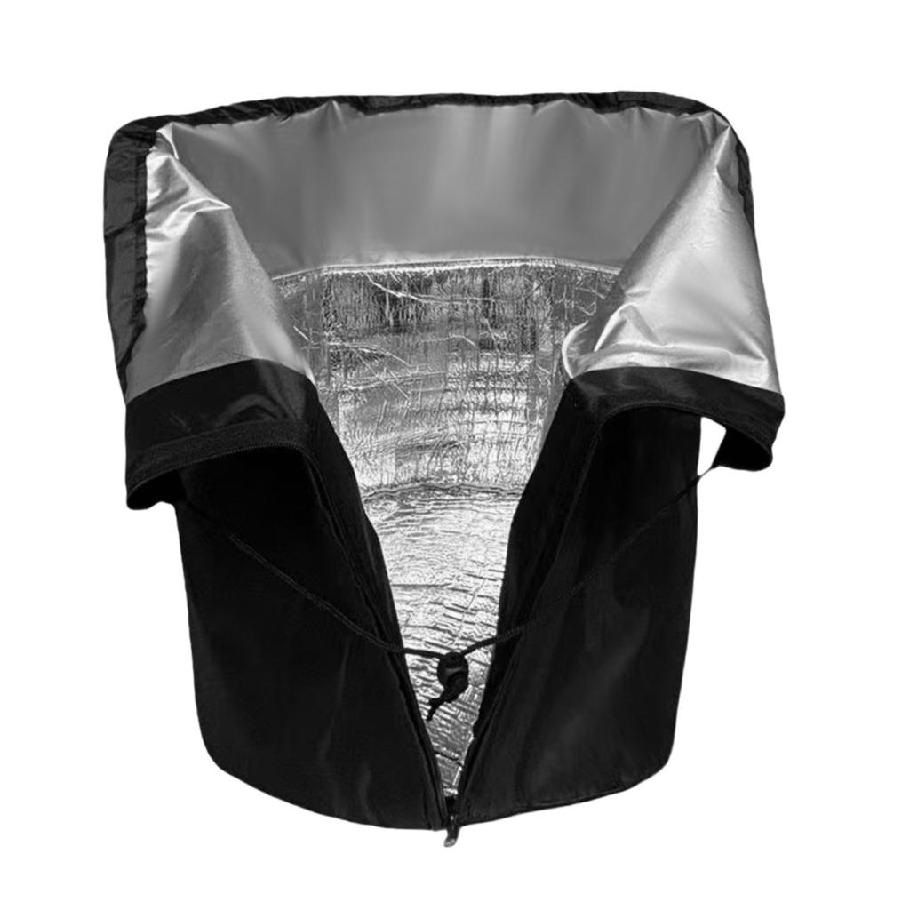 Thermal Insulated Plant Pot Cover Oxford Fabric Aluminum Foil Potted Plant Freeze Protection Bag Winter Plant Protector