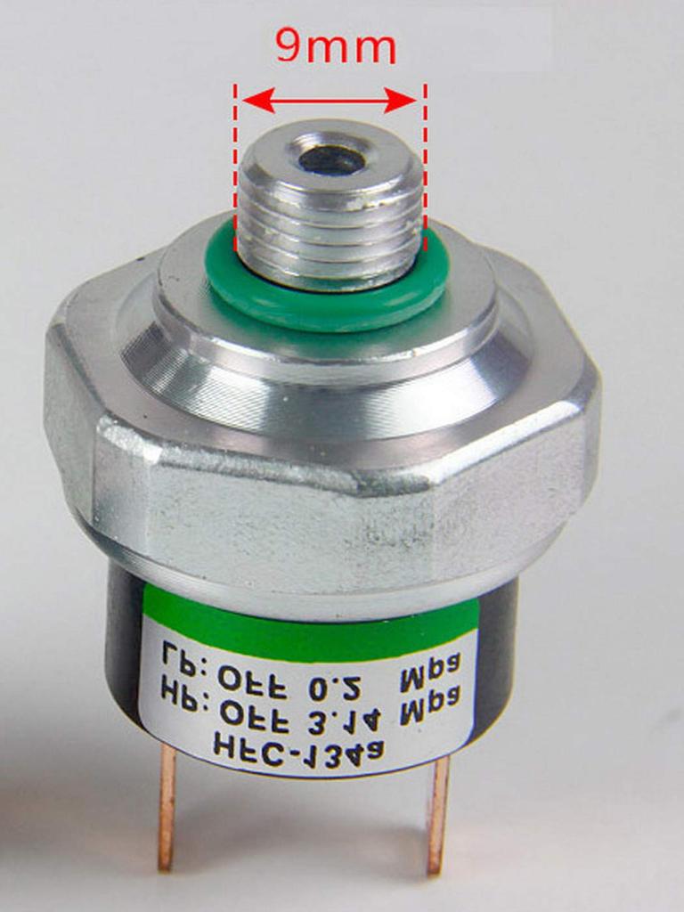 1pc R134A 9mm Universal Car Air Conditioner Air Conditioner High Low Pressure Valve Switch Sensor