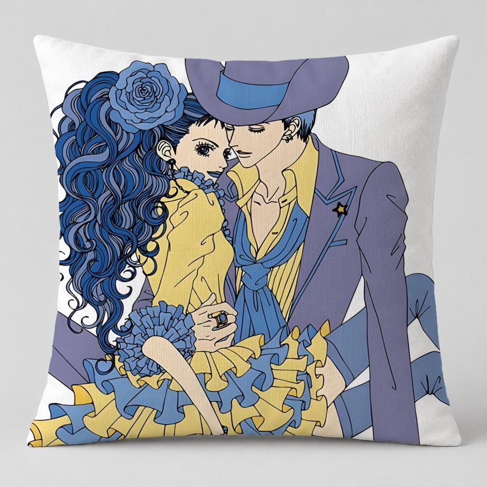 Anime Paradise Kiss Cushion Cover Short Plush Cushion Cover Double Sided Print Washable Sofa Pillowcase Home Decor Gift