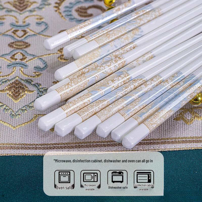 Jingdezhen Premium Bone China Chopsticks Set - Time Walk