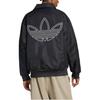 Adidas Originals Firebird Jacket Warm Sports Fashion Versatile Single-Breasted Jacket Men Jacket Black IW3450